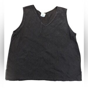 Match Point USA
Match Point Lightweight Linen Sleeveless V-Neck Top Size Medium